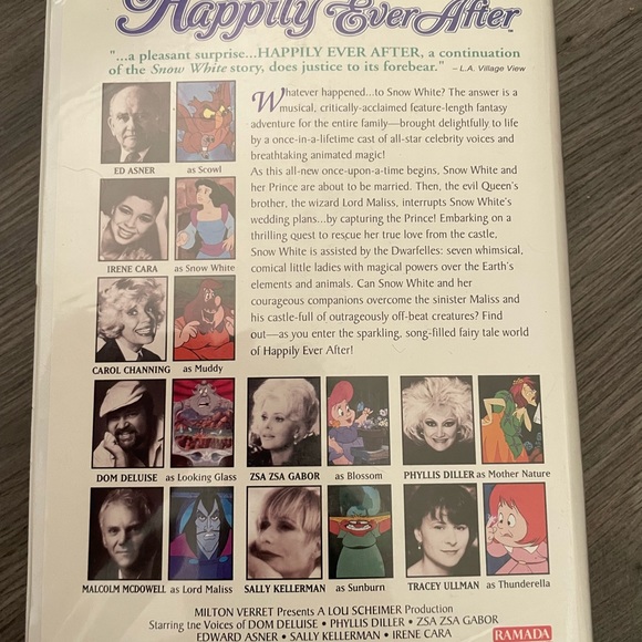 Happily Ever After VHS - Picture 2 of 4